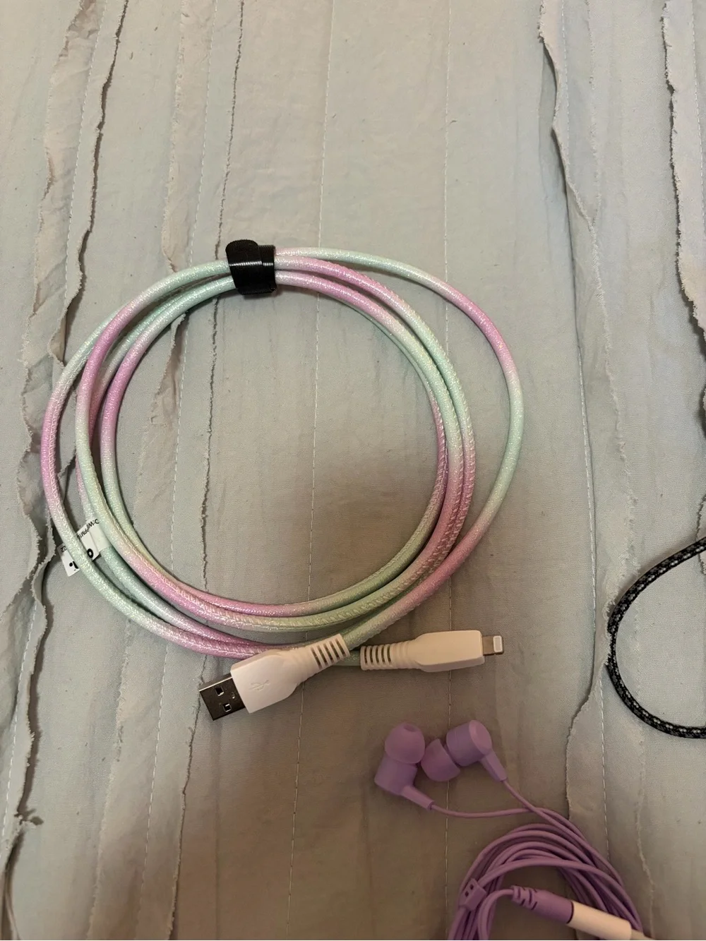 Various lot of lightning cable chargers and accessories